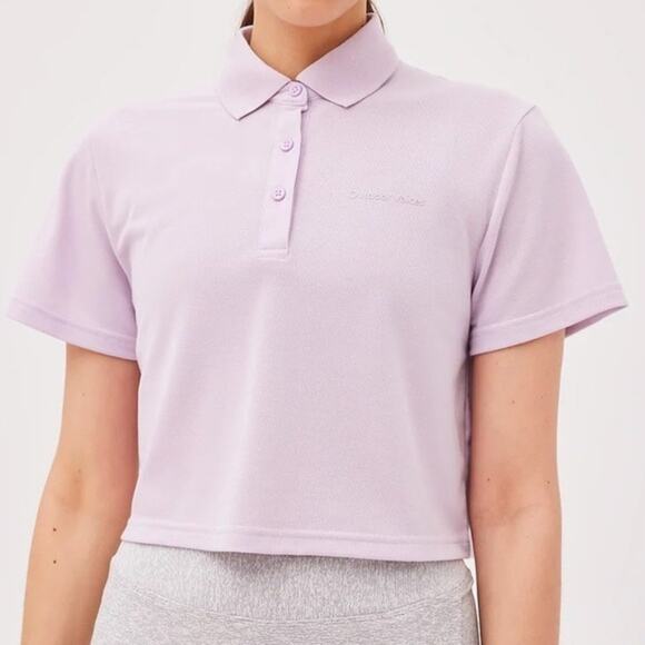 Outdoor Voices Birdie Cropped Polo Morning Glory Size 3X - Picture 1 of 8